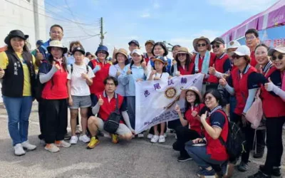 「萬人淨灘 海洋永續」張麗善縣長感謝國際扶輪為永續環境努力