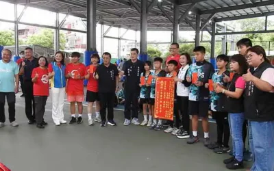 斗六市長盃軟網校際聯誼賽 溪洲國小光電風雨球場熱鬧開打