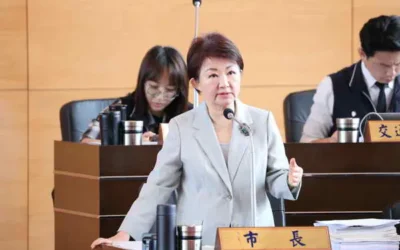 對美交流持續升溫 盧秀燕出席美國商會晚宴:盼中央釋善意促團結