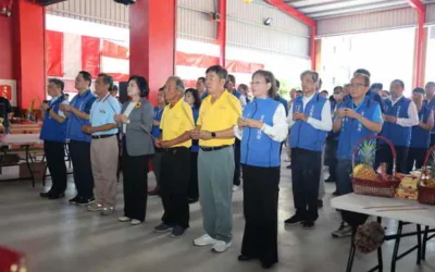 雲林縣長張麗善率一級主管至六房媽土庫股參拜祈福 祈求國泰民安、風調雨順、114年全運會順利圓滿