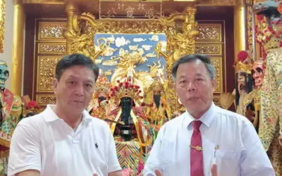 草屯鎮長簡賜勝率公所各級主管前往惠德宮參拜城隍爺 祈求鎮運昌隆 民生樂利