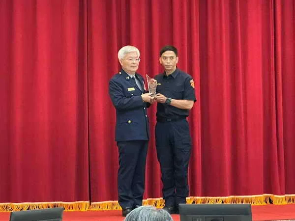 斗六警馬銘威榮獲警政署好人好事楷模 積極為民服務足堪表率