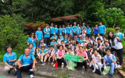 南投家扶少年展現對大自然的關懷力 與東友扶輪社友一起淨山趣
