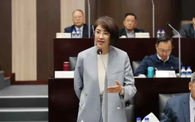 議員關心竹山舊警局危樓拆除 許縣長表示明年6月完成拆除