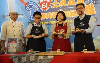 張麗善縣長促銷鰻魚等優質水產 請民眾多吃雲林優質鰻魚補夏日元氣