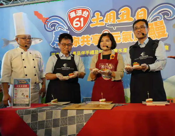張麗善縣長促銷鰻魚等優質水產 請民眾多吃雲林優質鰻魚補夏日元氣