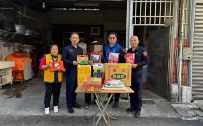 關懷弱勢迎春送暖過好年　警民攜手傳遞年節溫情
