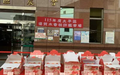 太平區優質水蜜桃果品評鑑競賽 農友柯聰明勇奪冠軍成為平地水蜜桃達人
