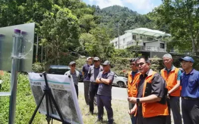 雨停防災不停　農村水保署署長率隊勘查新竹縣尖石鄉秀巒大規模崩塌潛勢區