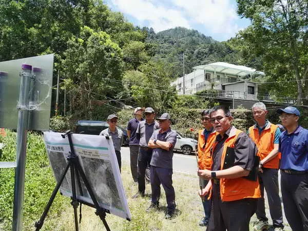 雨停防災不停 農村水保署署長率隊勘查新竹縣尖石鄉秀巒大規模崩塌潛勢區1