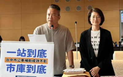 台中公車路線長 運量原地踏步 市議員陳文政憂補貼成財務黑洞