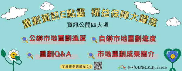 市地重劃資訊透明公開 陽光地政保障地主權益圖一