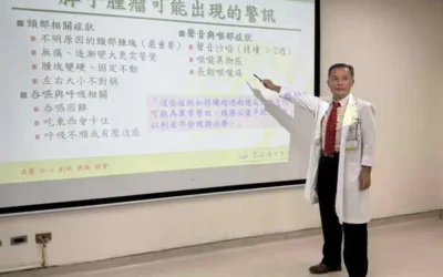 養生企業主喉嚨微凸 頸赫見巨大腫瘤
