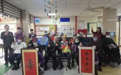 中彰榮家舉辦百歲慶生會住民及家屬同賀福壽綿延