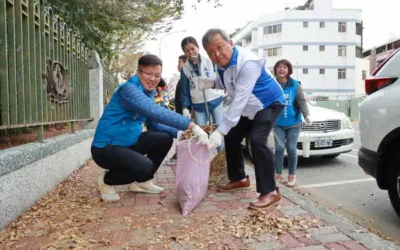 馬力全開.潔淨南投 逾百人上街大掃除