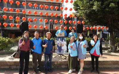 二月二十二日大年初六,六六大順事事順,雲林縣政大藝文學會主辦之福氣跟著走 捐血活動在土庫馬光厝順安宮熱絡舉行