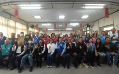 雲林縣黨部新春團拜蕭副主席旭岑、簡主委明欽一起努力 年底五合一選舉國民黨開紅盤