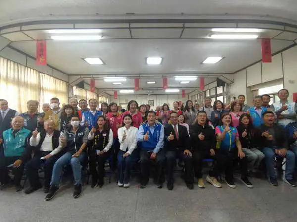 雲林縣黨部新春團拜蕭副主席旭岑1