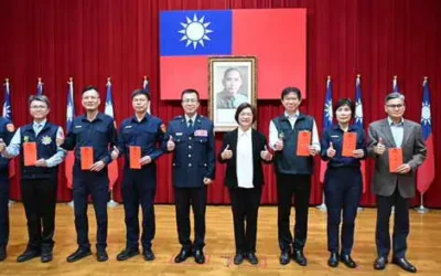 彰化縣警察局頒發獎金予有功人員