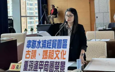 市議員張廖乃綸關切逢甲商圈、夜市的整體營運狀況