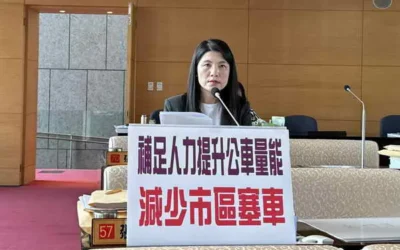 市議員張廖乃綸持續關切台中市雙節公車退場的準備狀況