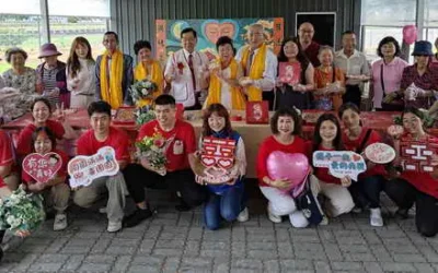 雲林家扶實現祖父母婚紗之夢「攜手一生~愛的典範」婚禮