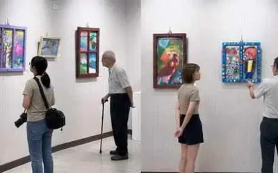 草屯療養院生活旗艦店社區復健中心「老窗戶新視野」藝術展溫情登場 老窗戶新視野─從舊木刻痕看見復元力量