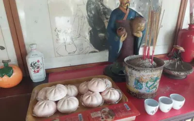 埔里酒廠紹興肉包祭拜杜康酒神