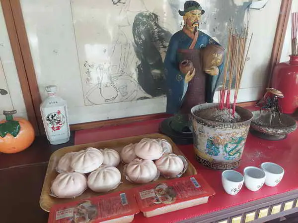 埔里酒廠紹興肉包祭拜杜康酒神1