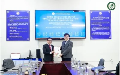 台越現代針灸與神經調節研究合作再深化~中國醫藥大學中醫學院陳易宏副院長率研究團隊赴越南芹苴醫藥大學演講學術交流