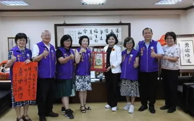 雲林縣濁水溪書畫學會理事長等一行人拜會張麗善縣長