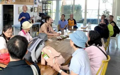 彰化縣後備指揮部轄屬彰化縣新文藝學會辦理藝術講座暨參訪活動圓滿成功
