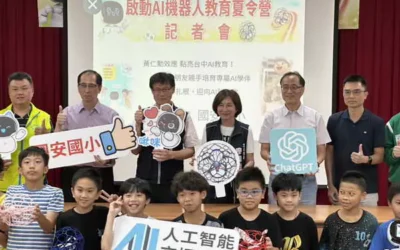 黃仁勳效應!台中AI機器人教育夏令營登場 推動AI教育向下扎
