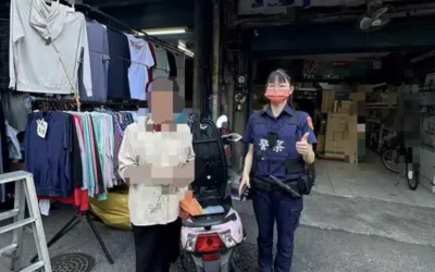 機車「失蹤記」驚擾老婦心 斗六警暖心助尋回