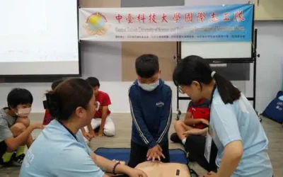 中臺志工到國小推廣「救命小英雄」