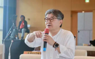 市議員李中針對日前進行人行道暨道路改善工程的忠明南路要求相關單位應思考比例，避免引發民怨