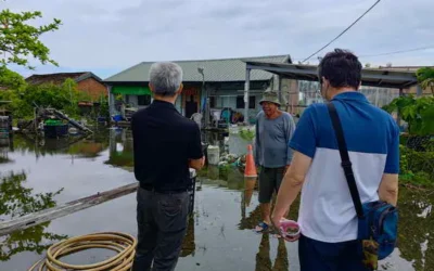 雲林榮服處豪大雨後即時關懷榮民眷守護榮民眷安全