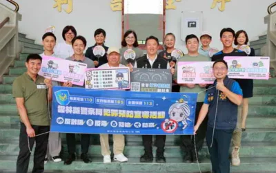 媽祖神隊友進駐雲林縣警局電影《農曆三月二十三》反詐聯手開拍!