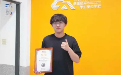 大葉大學傳藝學程張仕翰 電競嘉年華影音創作銀獎