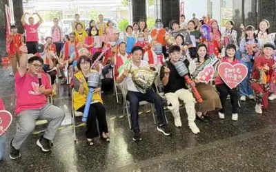 台電南投區處愛心助力華山添購「到宅服務車」 關懷長者送暖到家