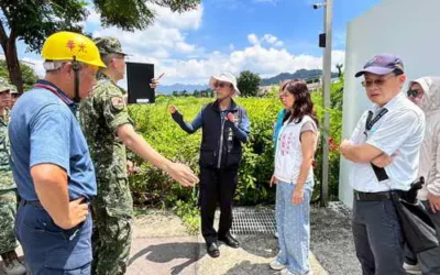 屯區暴雨民宅淹水!黃佳恬議員促軍方、市府協力改善排水設施,還居民安心居所