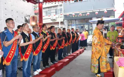 南瑤宮祈安遶境巡角起駕前置天台