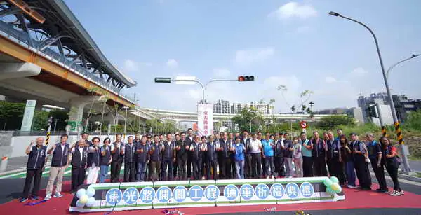 北屯東光路首階段通車1