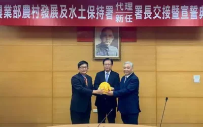 農業部農村發展及水土保持署署長陳俊言上任