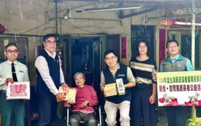 「重陽敬老,郵愛久久」南投郵局攜手台灣郵政協會關懷獨居長者