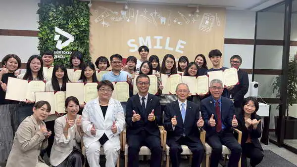 中臺牙技系組團赴日專業研習交流1