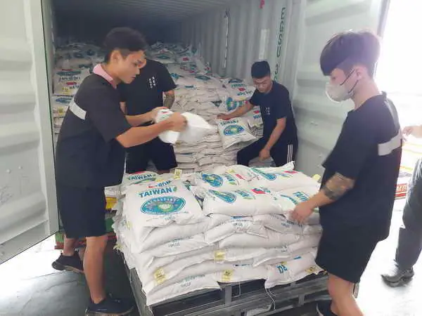 臺灣援外食米1