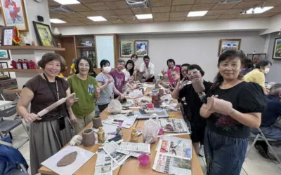 雲林縣恩主公慈善會辦理《陶土柴燒課程》由雲林美石協會理事長林昆輝無償授課深受讚美好評
