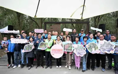 溪州公園森林木棧道區改善工程啟用整修木棧道1,476平方公尺及多項設施