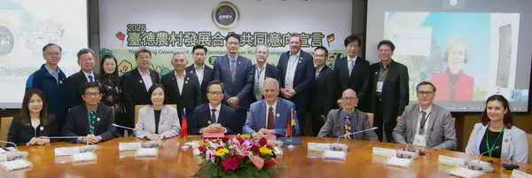 臺德簽署農村發展合作共同意向宣言1